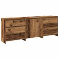 VidaXL 3-dielny príborník Old Wood Engineered Wood