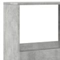vidaXL Knižnica betónovosivá 100x33x175 cm kompozitné drevo