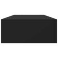 vidaXL Nástenné zásuvkové police 2 ks čierne 60x23,5x10 cm MDF