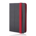 Universal case ORBI for tablet 9-11''(L27 x W20 cm) black-red