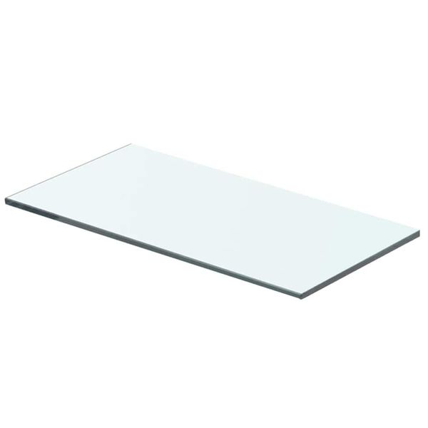 vidaXL Poličkový panel z priehľadného skla, 40x15 cm