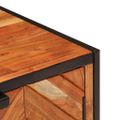 vidaXL Skrinka na topánky 67x38x65 cm masívne akáciové drevo