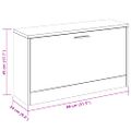 vidaXL Lavica na topánky, biela 80x24x45 cm