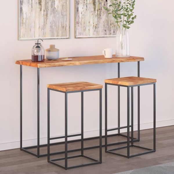 vidaXL Stolová doska 140x40x2,5 cm obdĺžnik masívna akácia živá hrana