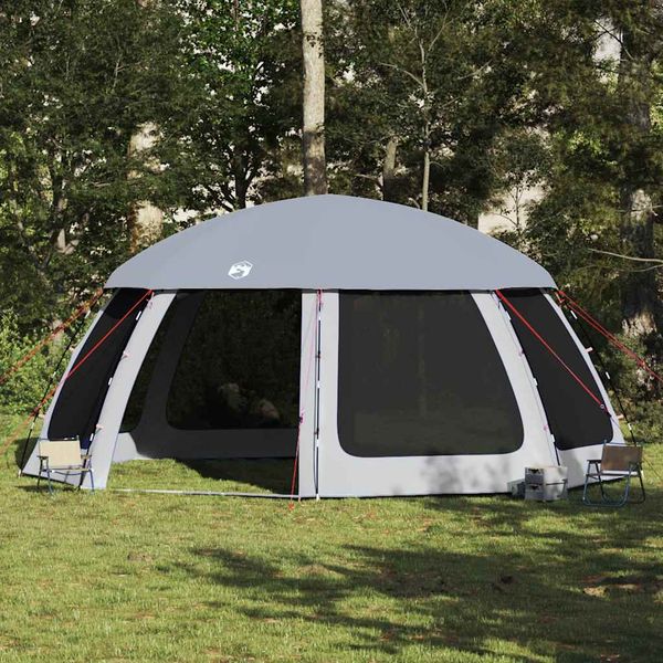 VidaXL Stan pri bazéne s odnímateľnými stenami zo sieťoviny 612x612 cm
