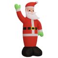 vidaXL Nafukovací vianočný Santa Claus s LED 1000 cm