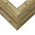 vidaXL Záhradný kvetináč 110x40x23 cm impregnovaná borovica