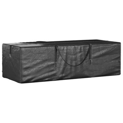vidaXL Úložná taška na vianočný stromček čierna 135x40x55cm polyetylén