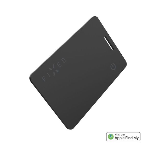 Smart tracker FIXED Tag Card 2,Find My, čierny
