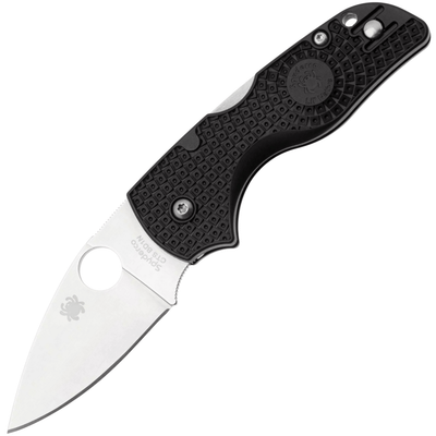 Spyderco C230PBK Lil Native Black Lightweight vreckový nôž 6,3 cm, Satin, čierna, FRN