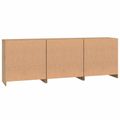 vidaXL Servírovacia skriňa 3 ks Remeselný dub 70 x 41 x 75 cm