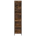 vidaXL Knižnica 40 x 30 x 189,5 cm Kompozitné drevo Dymová dub