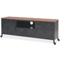 vidaXL TV stolík, 120x30x43 cm, čierny