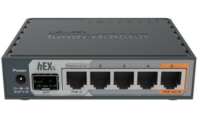 Routerboard MikroTik RB760iGS hEX, 5xGLAN, SFP, USB, L4, PSU
