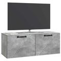vidaXL Nástenná TV skrinka Nástenný Betónovo sivá 78,5 x 31 x 30 cm