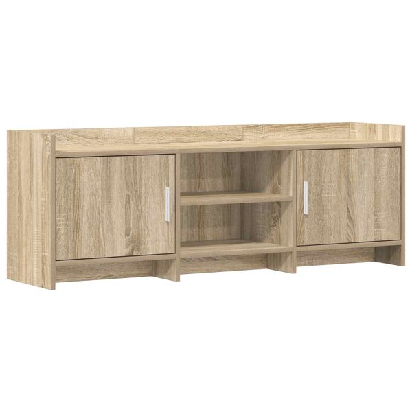 vidaXL TV skrinka 130 x 33 x 47 cm Dub sonoma Kompozitné drevo
