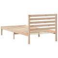 vidaXL Rám postele Hnedá 80 x 200 cm Masívne borovicové drevo