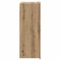 vidaXL Nástenná skrinka 66 x 34,5 x 92 cm Kompozitné drevo Dub artisan