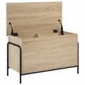 vidaXL Úložná krabica Dub sonoma 80 x 40 x 49,5 cm Kompozitné drevo