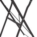 vidaXL Bistro stôl Antracit Ø 50 x 71 cm Práškovaná oceľ