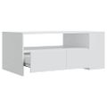 vidaXL Konferenčný stolík biely 102x55x42 cm kompozitné drevo