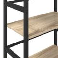 vidaXL Regál na knihy 2 úrovní 60 x 29,5 x 81 cm Kompozitné drevo