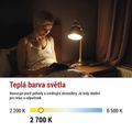 LED žiarovka Filament A60 / E27 / 3,8 W (60 W) / 806 lm / teplá biela