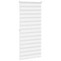 vidaXL Zebra roleta biela 105x200 cm šírka látky 100,9cm polyester