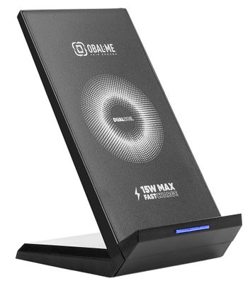 OBAL:ME StandCharger Bezdrôtový Nabíjací Stojanček na Stôl 15W Black