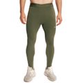 Pánske legíny Combat Olive Grey - GymBeam, veľkosť M