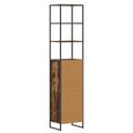vidaXL Kúpeľňová skriňa Dymová dub 40 x 30 x 180 cm Kompozitné drevo