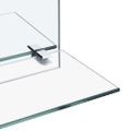 vidaXL Nástenné zrkadlo s poličkou 50x70 cm, tvrdené sklo