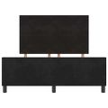 vidaXL Posteľ s pružinovým rámom Čierna 140 x 190 cm Zamat