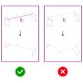 vidaXL Stolová doska svetlohnedá 180x50x(2-4)cm ošetrený masív hrany