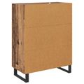 vidaXL Servírovacia skriňa Staré drevo 69,5 x 34 x 90 cm