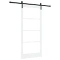 vidaXL Posuvné dvere ORKDAL Biela a čierna 93 x 202 cm