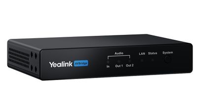 Yealink AVBridge, kompaktný audio box a extender A/V signálu, AES67 a Dante