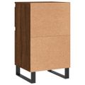 vidaXL Komody 2 ks hnedý dub 40x35x70 cm kompozitné drevo