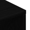 VidaXL TV skrinka Dub čierny 100x40x40 cm Drevo