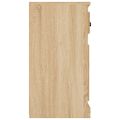 vidaXL Komoda dub sonoma 70x35,5x67,5 cm spracované drevo