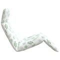 vidaXL Skladacie ležadlo s listovým vzorom 175x54x8,5 cm, oxfordská látka