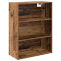 vidaXL Highboard Staré drevo 69,5 x 32,5 x 180 cm Kompozitné drevo