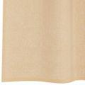 vidaXL Voile Záclony so slučkami 2 ks Piesková 140x140 cm