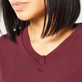 Dámske tričko Code Crop V Neck Red - SQUATWOLF, veľkosť L