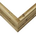 vidaXL Záhradný kvetináč 90x90x23 cm impregnovaná borovica