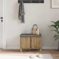 vidaXL Predsieňová lavica Remeselný Dub 60 x 38 x 46 cm