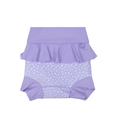 Neoprénové plavky pre bábätká Lila Leopard
