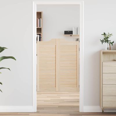vidaXL Kladivové dvere Prírodná 100 x 40 cm Borovicový masív