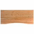 VidaXL Pracovný stôl Svetlohnedý 140x60x81,5 cm Dub z masívneho dreva