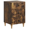 vidaXL Nočný stolík Dymový dub 43x 41 x 66,5 cm Kompozitné drevo